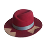 高品質純羊毛批發定制 100% 羊毛 Fedora 帽子設計師羊毛氈鐘形帽女士帽