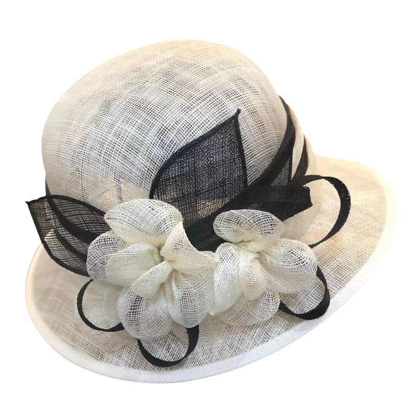 婚礼帽 时尚婚礼礼服帽 手工欧根纱 用途：装饰或派对使用 成人 纯色染色